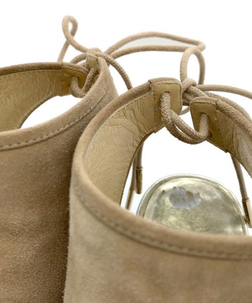 JIMMY CHOO（ジミーチュウ）JIMMY CHOO (ジミーチュウ) ヒールサンダル ベージュ サイズ:35 1/2の古着・服飾アイテム