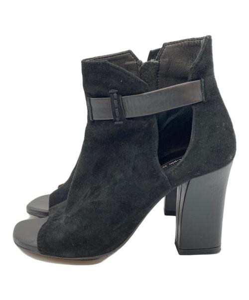 mol:pin（モルピン）mol:pin (モルピン) チャンキーヒールブーティ ブラック サイズ:23の古着・服飾アイテム