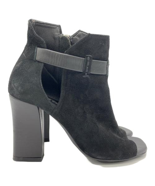 mol:pin（モルピン）mol:pin (モルピン) チャンキーヒールブーティ ブラック サイズ:23の古着・服飾アイテム