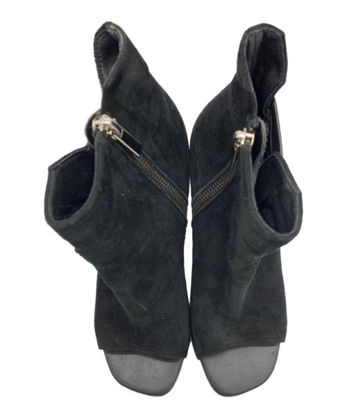 mol:pin（モルピン）mol:pin (モルピン) チャンキーヒールブーティ ブラック サイズ:23の古着・服飾アイテム