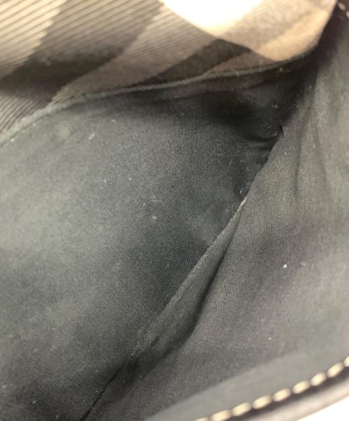 BURBERRY BLUE LABEL（バーバリー ブルー レーベル）BURBERRY BLUE LABEL (バーバリー ブルー レーベル) ショルダーバッグ グレー×ブラック×ピンクの古着・服飾アイテム