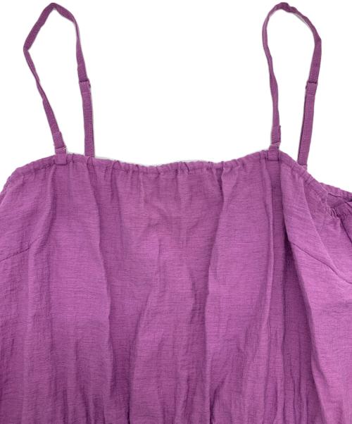 Snidel（スナイデル）Snidel (スナイデル) カシュクールロングワンピース パープル サイズ:1の古着・服飾アイテム