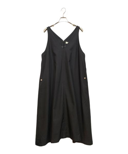 SUMI STYLE（スミ スタイル）SUMI STYLE (スミ スタイル) ジャンパースカート ブラック サイズ:Fの古着・服飾アイテム