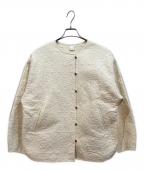 KAGUREカグレ）の古着「ノーカラージャケット」｜ホワイト