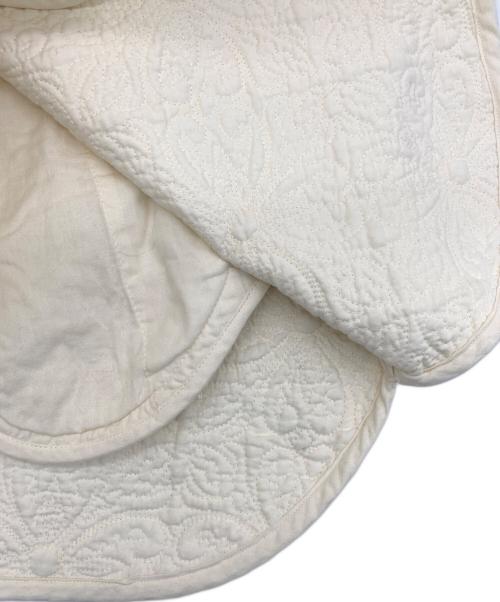 KAGURE（カグレ）KAGURE (カグレ) ノーカラージャケット ホワイト サイズ:Freeの古着・服飾アイテム