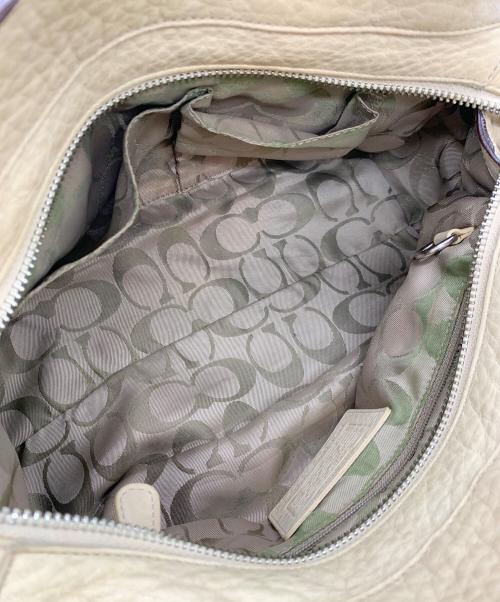 COACH（コーチ）COACH (コーチ) ハンドバッグ ベージュの古着・服飾アイテム