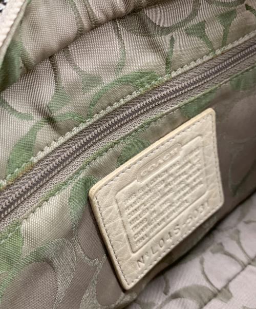 COACH（コーチ）COACH (コーチ) ハンドバッグ ベージュの古着・服飾アイテム