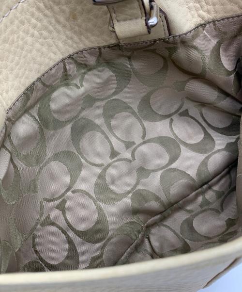 COACH（コーチ）COACH (コーチ) ハンドバッグ ベージュの古着・服飾アイテム