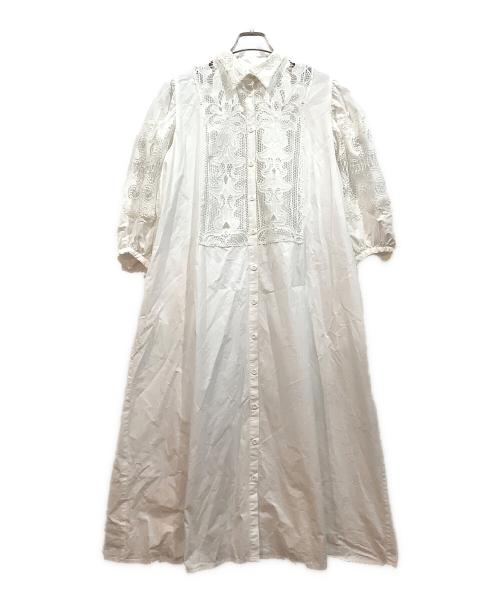 Ameri（アメリ）Ameri (アメリ) ANTOINETTE LACE DRESS / アントワネットレースドレス ホワイト サイズ:Sの古着・服飾アイテム