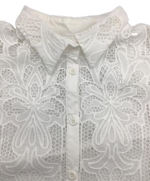 Ameri（アメリ）Ameri (アメリ) ANTOINETTE LACE DRESS / アントワネットレースドレス ホワイト サイズ:Sの古着・服飾アイテム