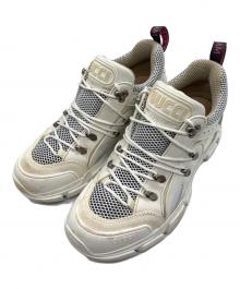 GUCCI（グッチ）の古着「フラッシュトレックスニーカー」｜ホワイト