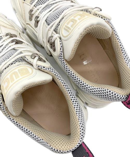 GUCCI（グッチ）GUCCI (グッチ) フラッシュトレックスニーカー ホワイト サイズ:9の古着・服飾アイテム