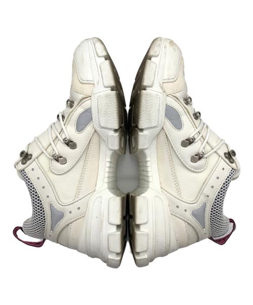 GUCCI（グッチ）GUCCI (グッチ) フラッシュトレックスニーカー ホワイト サイズ:9の古着・服飾アイテム