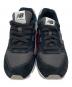 NEW BALANCE (ニューバランス) ローカットスニーカー ブラック サイズ:25：9000円