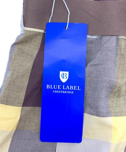 BLUE LABEL CRESTBRIDGE（ブルーレーベルクレストブリッジ）BLUE LABEL CRESTBRIDGE (ブルーレーベルクレストブリッジ) チェックスカート ブラウン サイズ:38 未使用品の古着・服飾アイテム