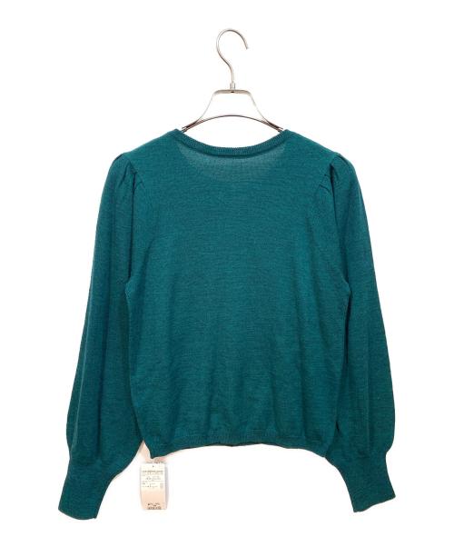 BLUE LABEL CRESTBRIDGE（ブルーレーベルクレストブリッジ）BLUE LABEL CRESTBRIDGE (ブルーレーベルクレストブリッジ) 薄手ニット グリーン サイズ:38 未使用品の古着・服飾アイテム