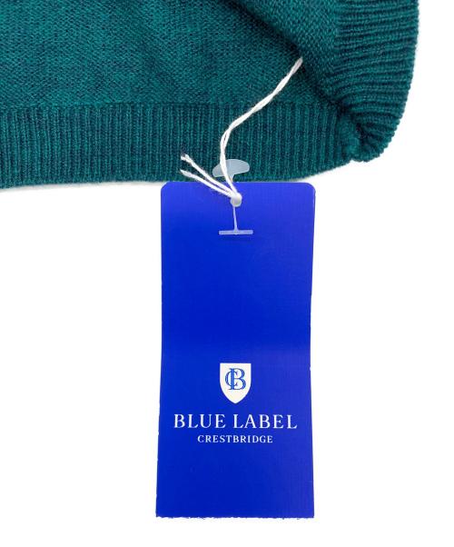 BLUE LABEL CRESTBRIDGE（ブルーレーベルクレストブリッジ）BLUE LABEL CRESTBRIDGE (ブルーレーベルクレストブリッジ) 薄手ニット グリーン サイズ:38 未使用品の古着・服飾アイテム