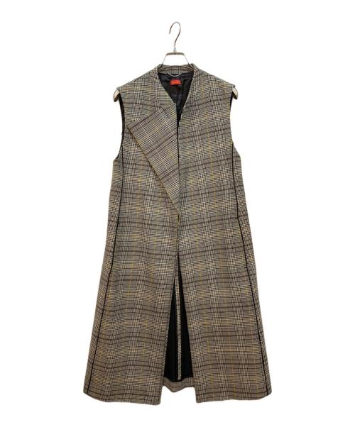 DES PRES（デ プレ）DES PRES (デ プレ) ロングジレ グレー サイズ:36の古着・服飾アイテム