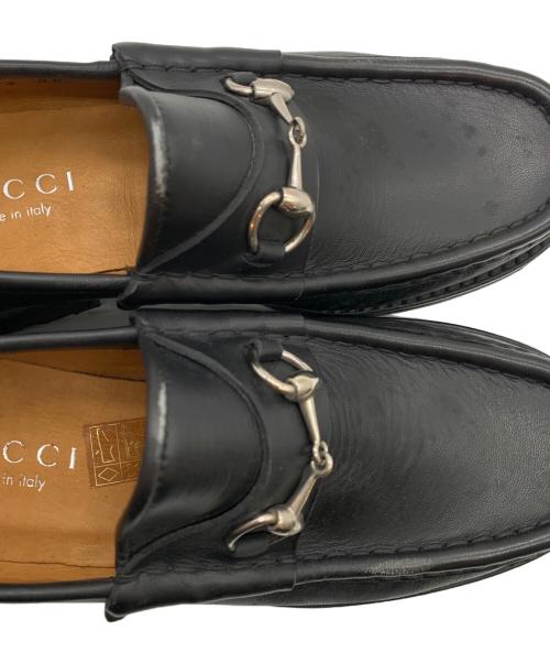 GUCCI（グッチ）GUCCI (グッチ) ビットローファー ブラック サイズ:36 1/2の古着・服飾アイテム