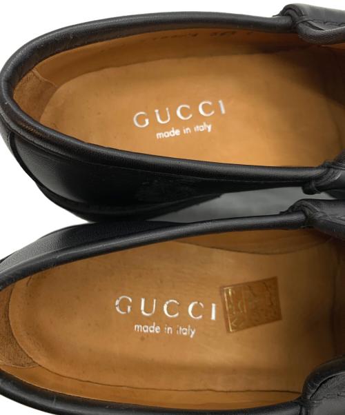 GUCCI（グッチ）GUCCI (グッチ) ビットローファー ブラック サイズ:36 1/2の古着・服飾アイテム