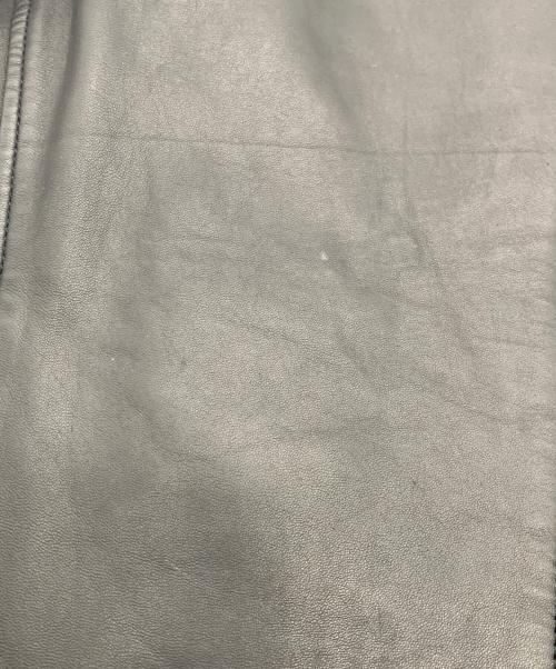 417 by EDIFICE（417 バイ エディフィス）417 by EDIFICE (417 バイ エディフィス) ラムレザージャケット ブラック サイズ:Lの古着・服飾アイテム