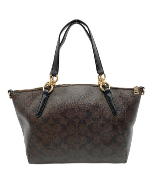 COACH（コーチ）COACH (コーチ) 2WAYショルダーバッグ ブラウンの古着・服飾アイテム