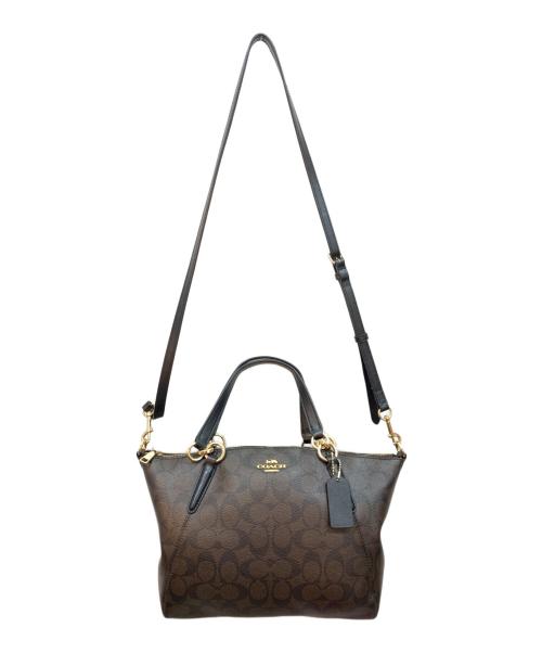 COACH（コーチ）COACH (コーチ) 2WAYショルダーバッグ ブラウンの古着・服飾アイテム