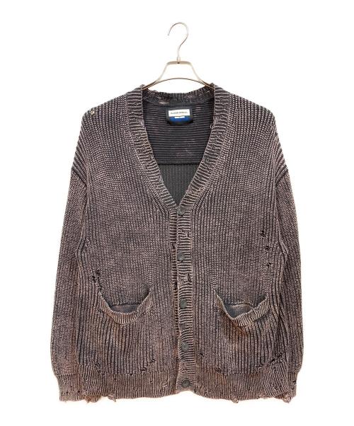 MAISON SPECIAL（メゾンスペシャル）MAISON SPECIAL (メゾンスペシャル) 厚手カーディガン ブラック×グレー サイズ:01の古着・服飾アイテム