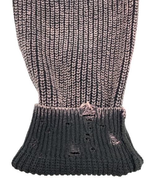 MAISON SPECIAL（メゾンスペシャル）MAISON SPECIAL (メゾンスペシャル) 厚手カーディガン ブラック×グレー サイズ:01の古着・服飾アイテム