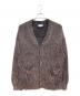 MAISON SPECIAL（メゾンスペシャル）の古着「厚手カーディガン」｜ブラック×グレー