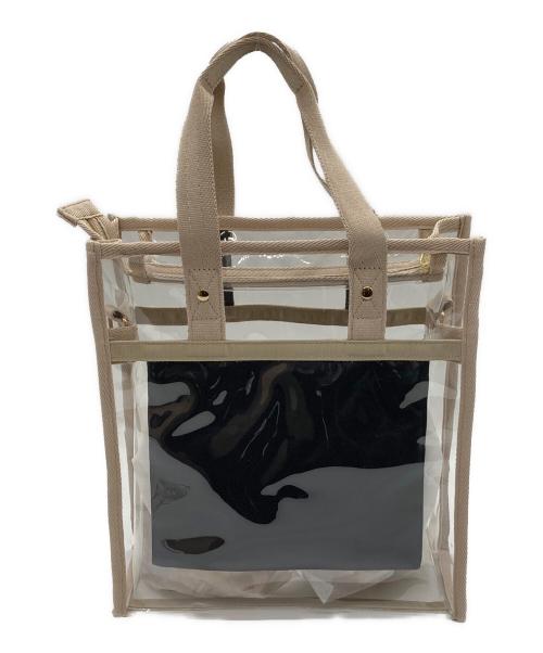 LeSportsac（レスポートサック）LeSportsac (レスポートサック) 2WAYクリアバッグ ベージュの古着・服飾アイテム
