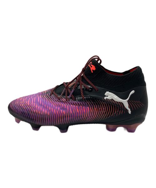 PUMA（プーマ）PUMA (プーマ) サッカースパイク ブラック×パープル サイズ:28.5の古着・服飾アイテム