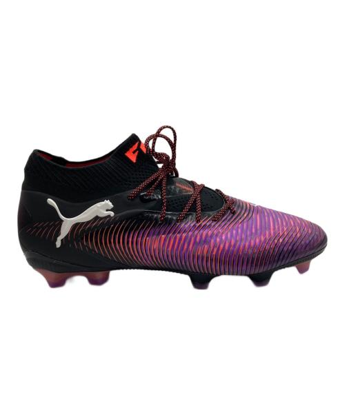 PUMA（プーマ）PUMA (プーマ) サッカースパイク ブラック×パープル サイズ:28.5の古着・服飾アイテム