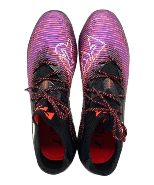 PUMA（プーマ）PUMA (プーマ) サッカースパイク ブラック×パープル サイズ:28.5の古着・服飾アイテム