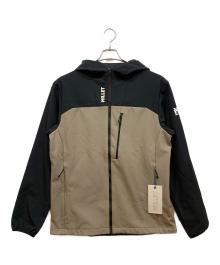 MILLET（ミレー）の古着「セネカ シールド フーディ」｜ベージュ×ブラック