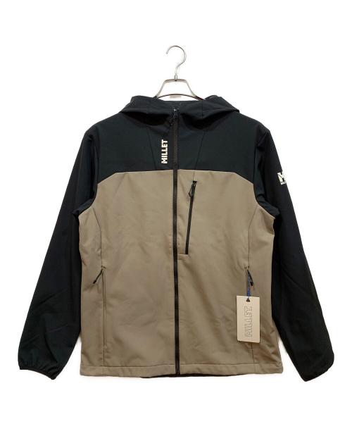 MILLET（ミレー）MILLET (ミレー) セネカ シールド フーディ ベージュ×ブラック サイズ:US：L、JP：XLの古着・服飾アイテム
