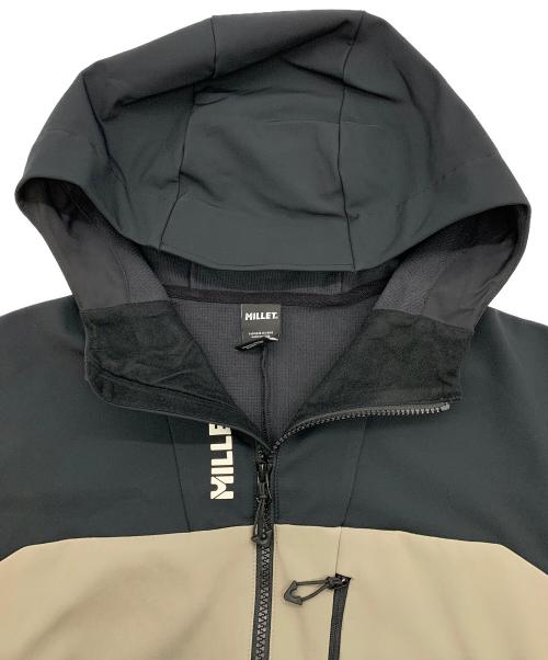 MILLET（ミレー）MILLET (ミレー) セネカ シールド フーディ ベージュ×ブラック サイズ:US：L、JP：XLの古着・服飾アイテム