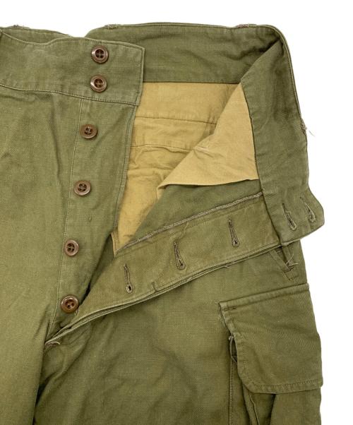 French Army（フランス軍）French Army (フランス軍) ミリタリーパンツ グリーン サイズ:33の古着・服飾アイテム