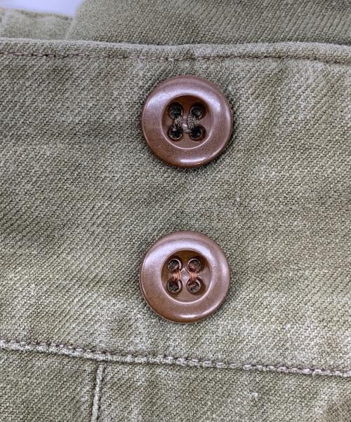 French Army（フランス軍）French Army (フランス軍) ミリタリーパンツ グリーン サイズ:33の古着・服飾アイテム