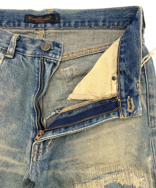 UNDERCOVERISM（アンダーカバーイズム）UNDERCOVERISM (アンダーカバーイズム) ダメージ加工デニムパンツ インディゴ サイズ:Sの古着・服飾アイテム