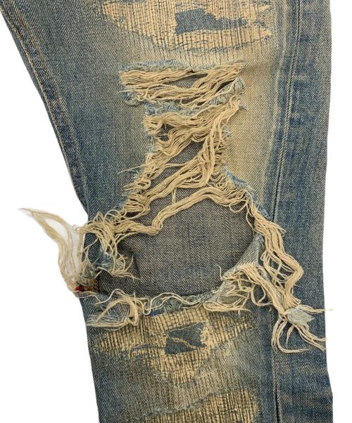 UNDERCOVERISM（アンダーカバーイズム）UNDERCOVERISM (アンダーカバーイズム) ダメージ加工デニムパンツ インディゴ サイズ:Sの古着・服飾アイテム
