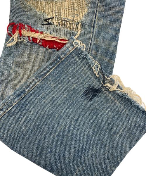 UNDERCOVERISM（アンダーカバーイズム）UNDERCOVERISM (アンダーカバーイズム) ダメージ加工デニムパンツ インディゴ サイズ:Sの古着・服飾アイテム
