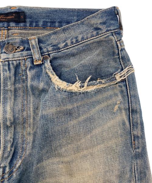 UNDERCOVERISM（アンダーカバーイズム）UNDERCOVERISM (アンダーカバーイズム) ダメージ加工デニムパンツ インディゴ サイズ:Sの古着・服飾アイテム