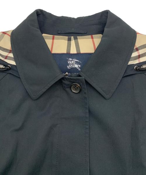 BURBERRY LONDON（バーバリーロンドン）BURBERRY LONDON (バーバリーロンドン) フーデッドコート ブラック サイズ:SIZE15の古着・服飾アイテム