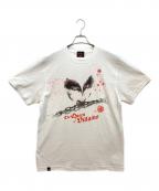 NET FLIX×J’aDoRe JUN ONLINEネットフリックス×ジャドール ジュン オンライン）の古着「半袖Tシャツ」｜ホワイト