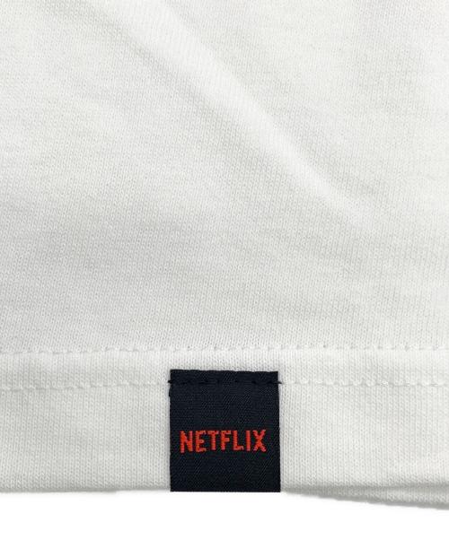 NET FLIX（ネットフリックス）NET FLIX (ネットフリックス) J’aDoRe JUN ONLINE (ジャドール ジュン オンライン) 半袖Tシャツ ホワイト サイズ:Lの古着・服飾アイテム