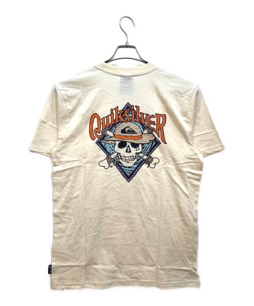 ONE PIECE（ワンピース）ONE PIECE (ワンピース) Quiksilver (クイックシルバー) Tシャツ ベージュ サイズ:Mの古着・服飾アイテム