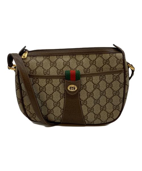 GUCCI（グッチ）GUCCI (グッチ) ショルダーバッグ ブラウンの古着・服飾アイテム