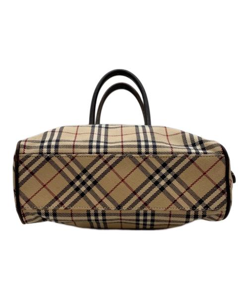 BURBERRY BLUE LABEL（バーバリー ブルー レーベル）BURBERRY BLUE LABEL (バーバリー ブルー レーベル) トートバッグ ブラウン×ベージュの古着・服飾アイテム