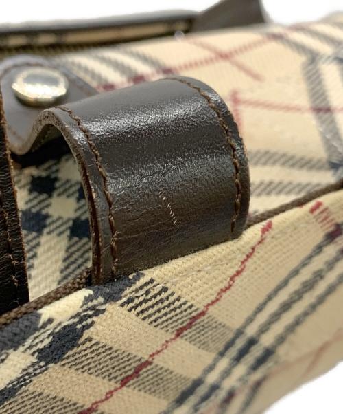 BURBERRY BLUE LABEL（バーバリー ブルー レーベル）BURBERRY BLUE LABEL (バーバリー ブルー レーベル) トートバッグ ブラウン×ベージュの古着・服飾アイテム